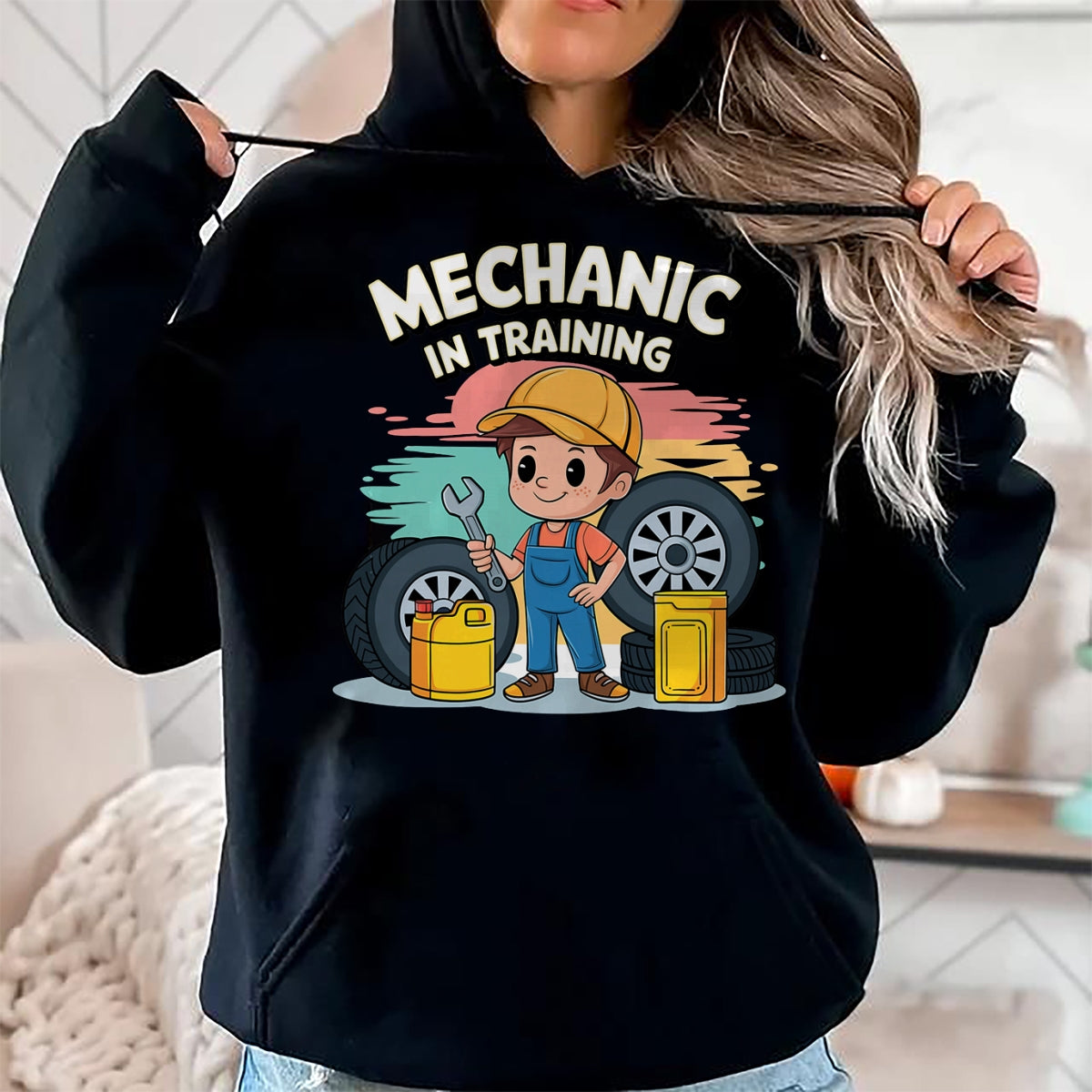 Best Mechanic Life Shirt, Funny Mechanic UnisexT-Shirt/Hoodie/Sweatshirt HLT00 - Future Mechanic Kids Outfit Mechanic in Training Style T-Shirt