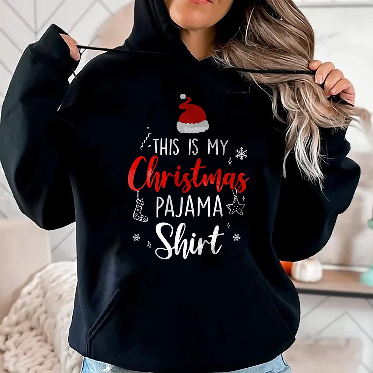 Funny Christmas PJ Pajama Men Women PJS for Family T-Shirt - Christmas Unisex T-Shirt/Hoodie/Sweatshirt - HNDS00