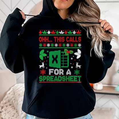 Oh this calls for a Spreadsheet Christmas sweater Excel Sweatshirt - Christmas Unisex T-Shirt/Hoodie/Sweatshirt - HNDS00