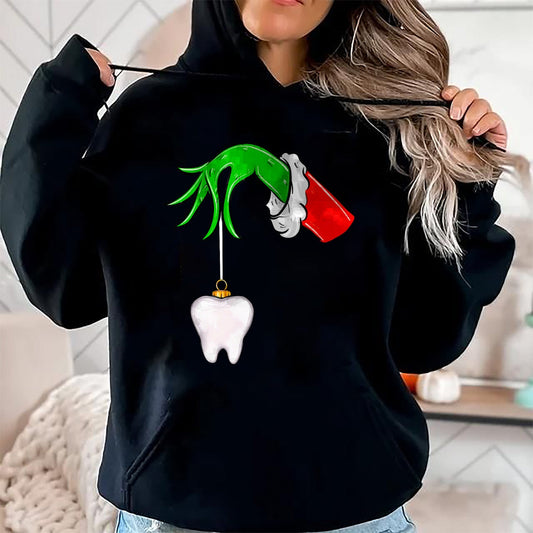 Christmas Tooth Dentist Dental Assistant Teeth Xmas Pajamas T-Shirt - Christmas Unisex T-Shirt/Hoodie/Sweatshirt - HNDS00