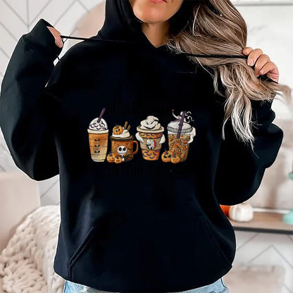 Nightmare Before Coffee Pumpkin Spice Halloween Costume T-Shirt - Christmas Unisex T-Shirt/Hoodie/Sweatshirt - HNDS00