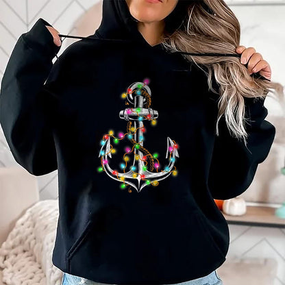 Christmas Shirts for Family, Funny christmas shirts, Christmas Unisex T-Shirt/Hoodie/Sweatshirt HLT00 - Christmas Lights Boating Sailing Cruise Boat Gifts T-Shirt