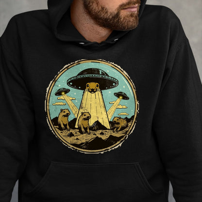Cute Capybara Shirt, Funny Capybara Unisex T-Shirt/Hoodie/Sweatshirt HLT00 - Funny Graphic Capybara Long Sleeve T-Shirt (4)