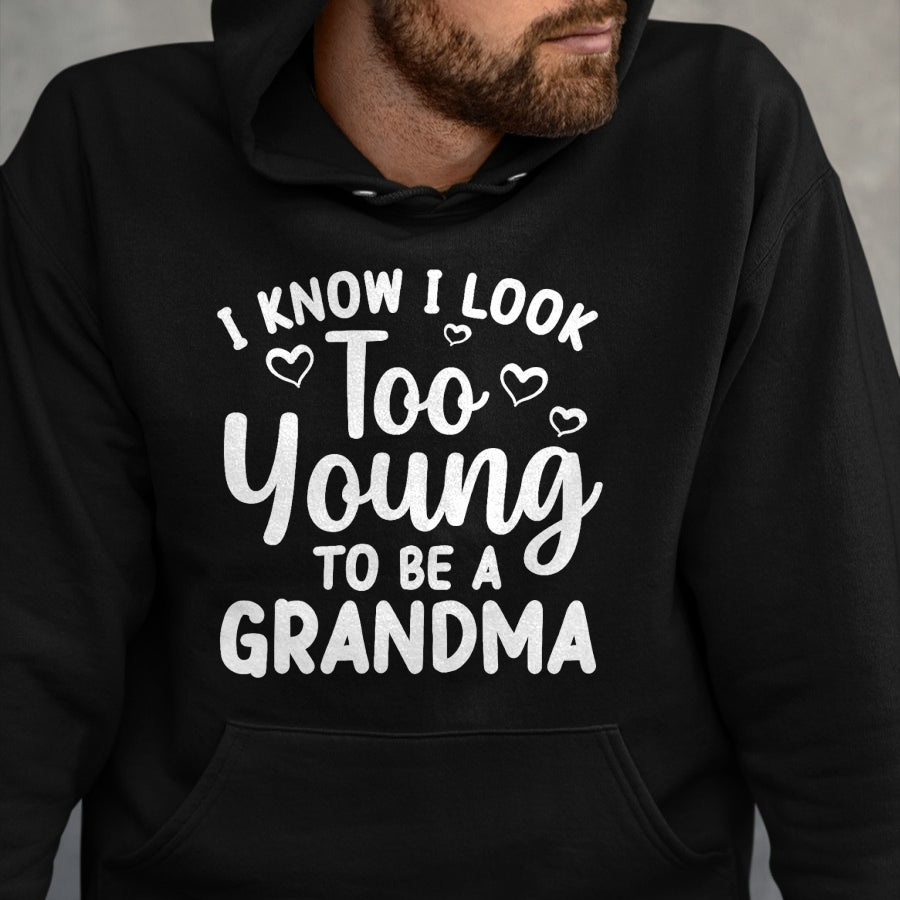 Best Grandma Shirt, Proud Grandma Unisex T-Shirt/Hoodie/Sweatshirt HLT00 - Funny Grandma To Be Art For Grandmother Grammy Women Grandma T-Shirt (1)