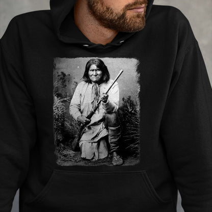 Native American T-Shirts, Vintage Native American Unisex T-Shirt/Hoodie/Sweatshirt HLT00 - Geronimo t Warrior Native American