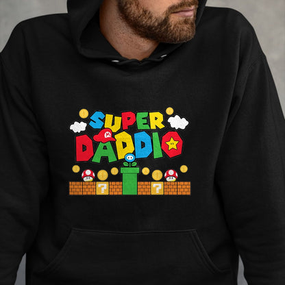 Gift for Dad Shirt, Funny Dad Unisex T-Shirt/Hoodie/Sweatshirt HLT00 – Super Daddy - Father_s Day Shirt Gift - Father_s Day Gift T-Shirt