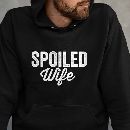 Best Wife Shirt, Wife and Husband Unisex T-Shirt/Hoodie/Sweatshirt HLT00 - Gift for wife T shirt, spoiled wife   Broke Husband Spoiled Wife Funny Matching Couples T-Shirt