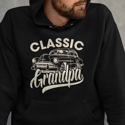Best Grandpa Shirt, Proud Grandpa Unisex T-Shirt/Hoodie/Sweatshirt HLT00 -Classic Grandpa Funny Saying Car Lover Men Dad Papa Grandpa T-Shirt