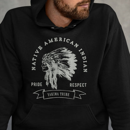 Native American T-Shirts, Vintage Native American Unisex T-Shirt/Hoodie/Sweatshirt HLT00 - Yakima Tribe Native American Indian Pride Respect