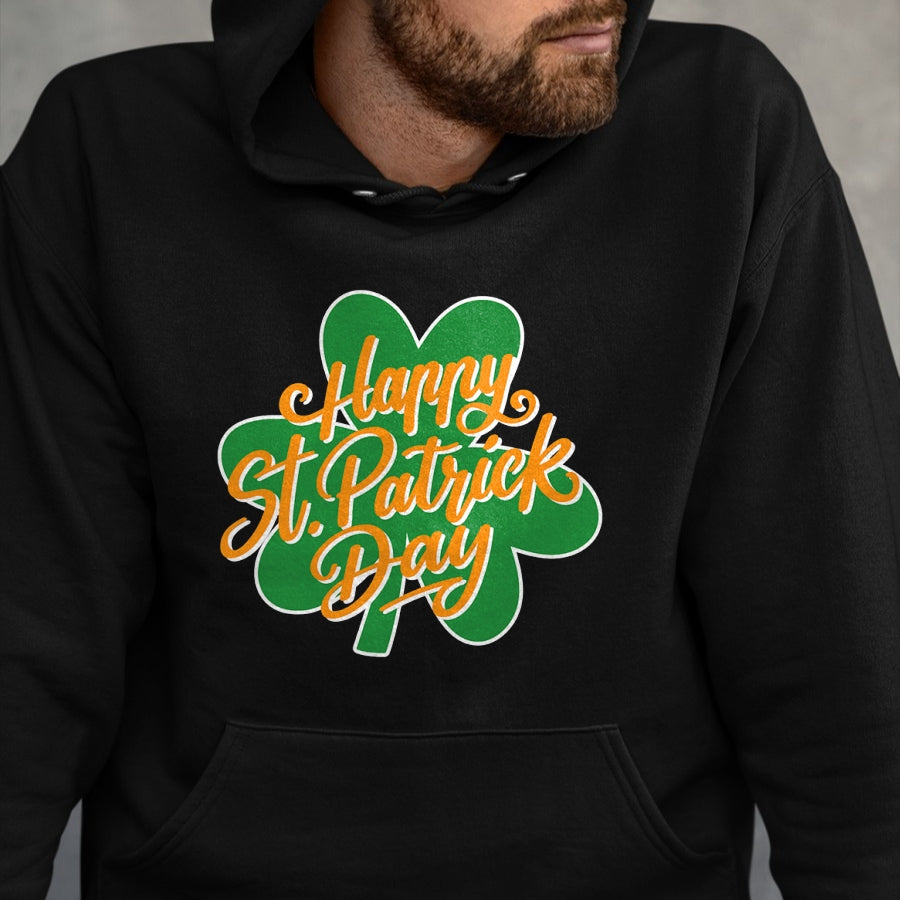 Patrick Day Shirts for Family, Funny Patrick Day shirts, st patrick's day Unisex T-Shirt/Hoodie/Sweatshirt HLT00 - Happy St. Patrick_ Day Clover leaves Irish Ireland Shamrock T-Shirt