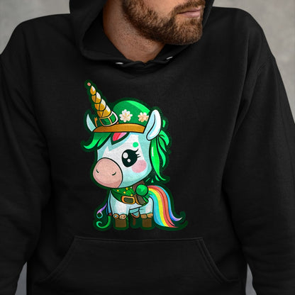 Patrick Day Shirts for Family, Funny Patrick Day shirts, st patrick's day Unisex T-Shirt/Hoodie/Sweatshirt HLT00 - Cute Unicorn Leprecorn St Patrick Day Lucky Irish Girls Kids T-Shirt