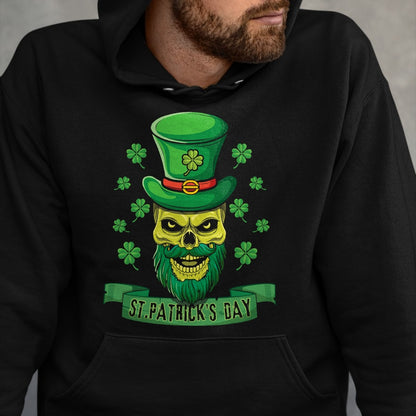 Patrick Day Shirts for Family, Funny Patrick Day shirts, st patrick's day Unisex T-Shirt/Hoodie/Sweatshirt HLT00 - Sugar Bone Irish Skeleton Shamrock Saint Patrick Day T-Shirt