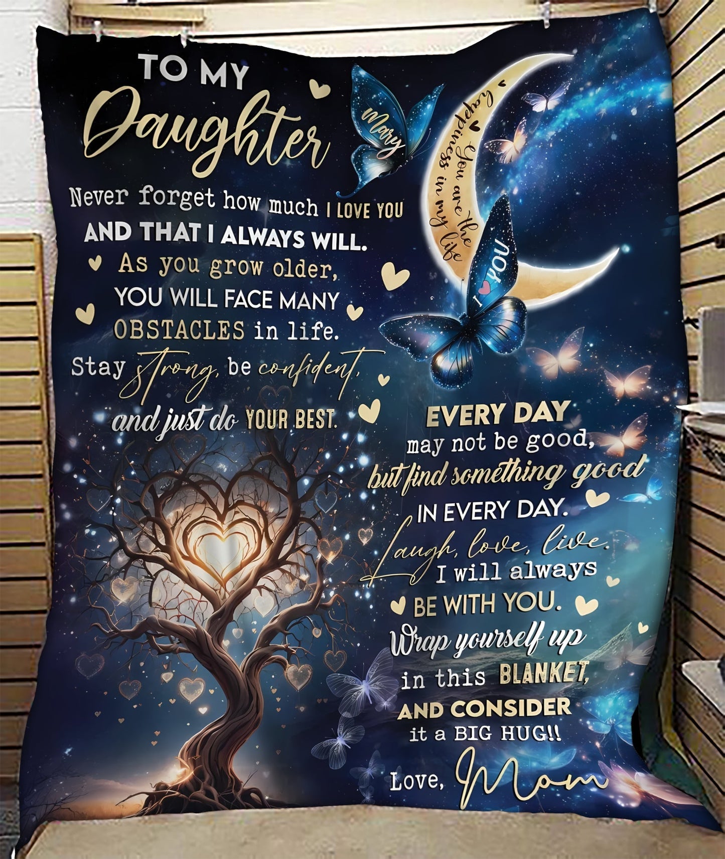 Special Gift For Daughter - From Mom Blanket (SKUB08-77)