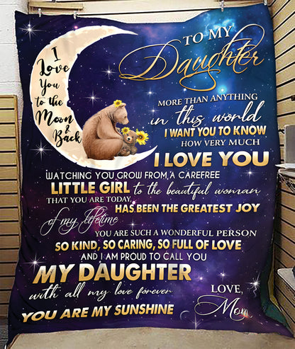 For My Precious Daughter Blanket – Hugs From Mom