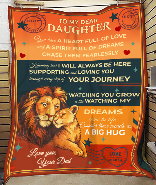 To My Daughter – Comforting Blanket of Love from Dad