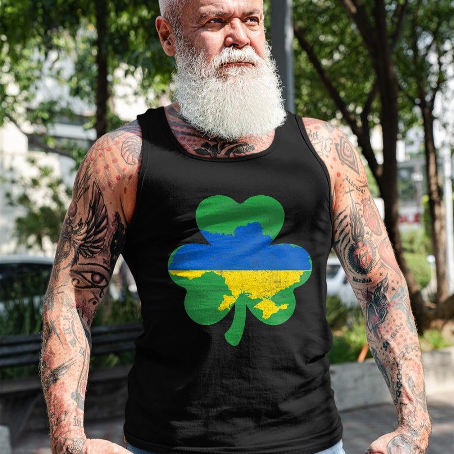 Patrick Day Shirts for Family, Funny Patrick Day shirts, st patrick's day Unisex T-Shirt/Hoodie/Sweatshirt HLT00 - Irish Shamrock Good Luck Ukrainians Ukraine Map Patrick Day T-Shirt