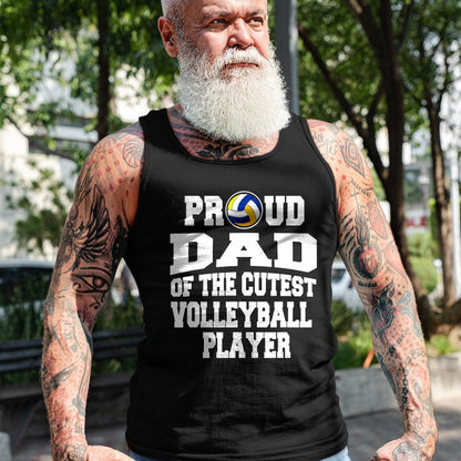 Gift for Dad Shirt, Funny Dad Unisex T-Shirt/Hoodie/Sweatshirt HLT00 – FAMILY 365 Father_s Day Proud Dad of A Volleyball Player T-Shirt