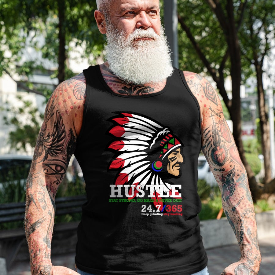 Native American T-Shirts, Vintage Native American Unisex T-Shirt/Hoodie/Sweatshirt HLT00 - Hustle 247 Gang Clothing Native American Men Gift