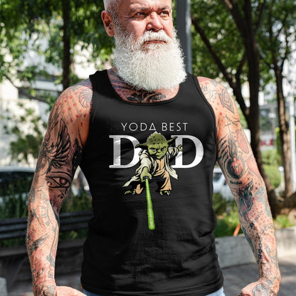Gift for Dad Shirt, Funny Dad Unisex T-Shirt/Hoodie/Sweatshirt HLT00 – \Star Wars Yoda Lightsaber Best Dad Father_s Day T-Shirt