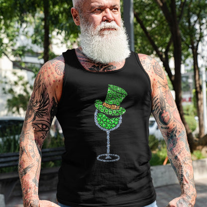 Patrick Day Shirts for Family, Funny Patrick Day shirts, st patrick's day Unisex T-Shirt/Hoodie/Sweatshirt HLT00 - Wine Glasses Clover Leprechaun Irish Shamrock St Patrick Day T-Shirt