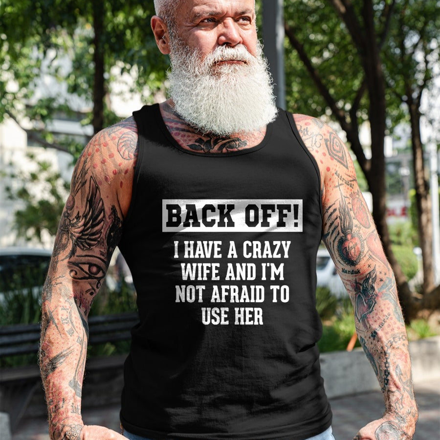 Best Wife Shirt, Wife and Husband Unisex T-Shirt/Hoodie/Sweatshirt HLT00 - Funny Husband Gifts Men, Crazy Wife Sarcastic Husband T-Shirt