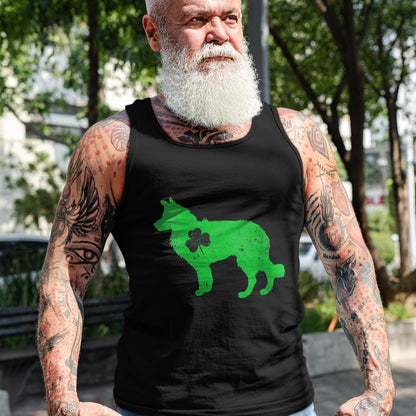 Patrick Day Shirts for Family, Funny Patrick Day shirts, st patrick's day Unisex T-Shirt/Hoodie/Sweatshirt HLT00 - Womens border collie Irish Clover St Patrick Day Leprechaun Dog V-Neck T-Shirt