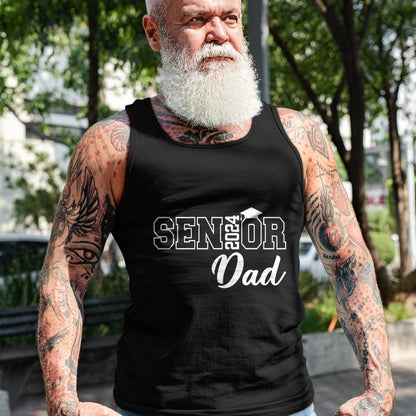 Gift for Dad Shirt, Funny Dad Unisex T-Shirt/Hoodie/Sweatshirt HLT00 – Proud Senior Dad 2024 Senior 2024 Dad Class Of 2024 Father T-Shirt