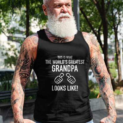 Best Grandpa Shirt, Proud Grandpa Unisex T-Shirt/Hoodie/Sweatshirt HLT00 - World's greatest Grandpa T-Shirt