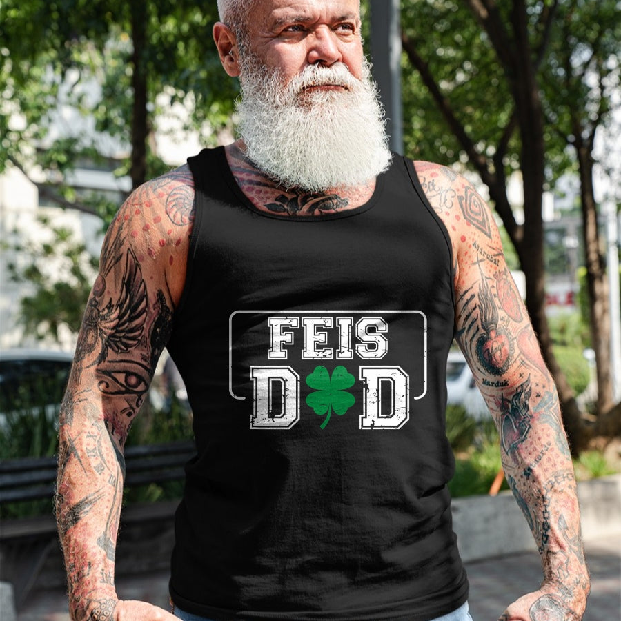 Patrick Day Shirts for Family, Funny Patrick Day shirts, st patrick's day Unisex T-Shirt/Hoodie/Sweatshirt HLT00 - Vintage Shamrock Feis Dad St Patrick Day Festival For Father T-Shirt