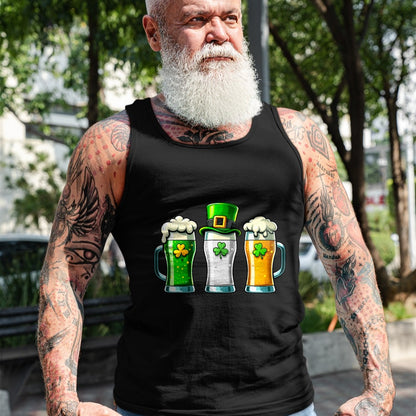 Patrick Day Shirts for Family, Funny Patrick Day shirts, st patrick's day Unisex T-Shirt/Hoodie/Sweatshirt HLT00 - St Patrick Day Irish Ireland Flag Green Beer Lover Men Women T-Shirt