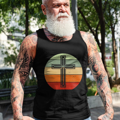 Christian Tee, Christian Faith Unisex T-Shirt/Hoodie/Sweatshirt HLT00 - Jesus Retro Cross Christ God Faith Religious Christian Gift T-Shirt