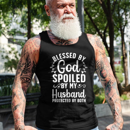 Best Wife Shirt, Wife and Husband Unisex T-Shirt/Hoodie/Sweatshirt HLT00 - Gift for wife T shirt, spoiled wife   Funny Spoiled Wife Art For Women Girls Husband Spoiled Wife Pr (14)