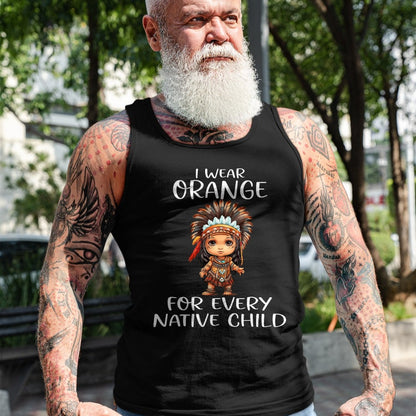 Native American T-Shirts, Vintage Native American Unisex T-Shirt/Hoodie/Sweatshirt HLT00 - Wear orange for every American native child Indian Pride (1)