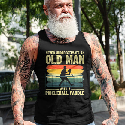 Funny Pickleball Shirt, Pickleball Lover Unisex T-Shirt/Hoodie/Sweatshirt HLT00 - Cool Pickleball Design for Men Grandpa Pickleball Player T-Shirt, Men, Black, X-Large