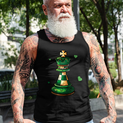 Patrick Day Shirts for Family, Funny Patrick Day shirts, st patrick's day Unisex T-Shirt/Hoodie/Sweatshirt HLT00 - Chess Funny St. Patrick Day Lucky Irish Shamrock Player T-Shirt