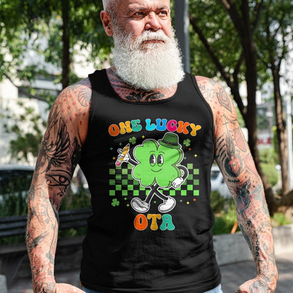 Patrick Day Shirts for Family, Funny Patrick Day shirts, st patrick's day Unisex T-Shirt/Hoodie/Sweatshirt HLT00 - Vintage One Lucky OTA St Patrick Day School Assistant T-Shirt