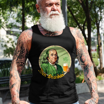 Patrick Day Shirts for Family, Funny Patrick Day shirts, st patrick's day Unisex T-Shirt/Hoodie/Sweatshirt HLT00 - Ben Drankin Shenanigan Clover Irish Shamrock St Patrick Day T-Shirt