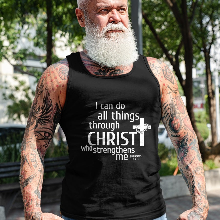 Christian Tee, Christian Faith Unisex T-Shirt/Hoodie/Sweatshirt HLT00 - I Can Do All Things Through Christ - Christian Gift T-Shirt T-Shirt
