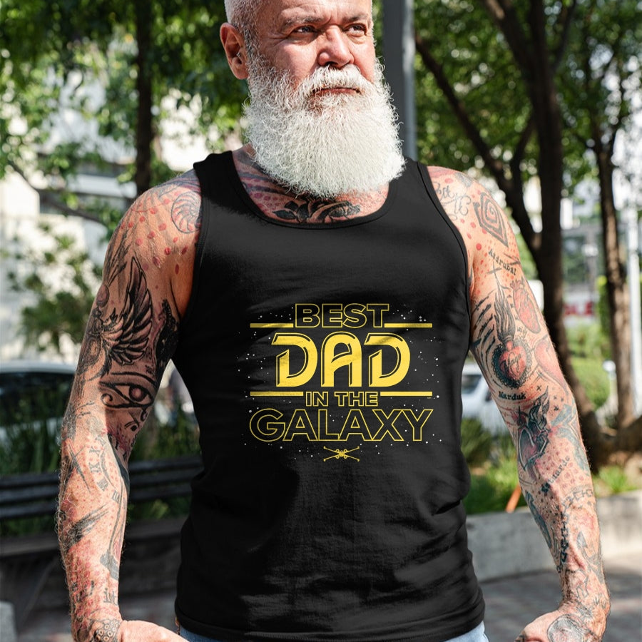 Gift for Dad Shirt, Funny Dad Unisex T-Shirt/Hoodie/Sweatshirt HLT00 – Star Wars Best Dad in the Galaxy Birthday Father’s Day T-Shirt