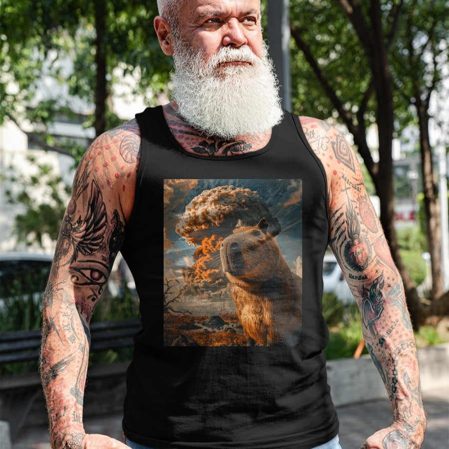 Cute Capybara Shirt, Funny Capybara Unisex T-Shirt/Hoodie/Sweatshirt HLT00 - Funny Graphic Capybara Long Sleeve T-Shirt (13)