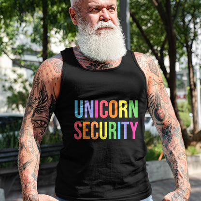 Gift for Mom Shirt, Funny Mom Unisex T-Shirt/Hoodie/Sweatshirt HLT00 - Halloween Dad Mom Daughter Adult Costume, Unicorn Security T-Shirt