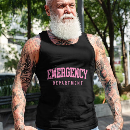 Best Doctor Shirt, Funny Doctor UnisexT-Shirt/Hoodie/Sweatshirt HLT00 - ER Nurses Emergency Department Nurses ER Doctor Retro Pink T-Shirt, Men, Black, 3X-Large