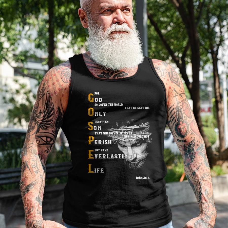 Christian Tee, Christian Faith Unisex T-Shirt/Hoodie/Sweatshirt HLT00 - For God So Loved The World Love Jesus Christian T-Shirt