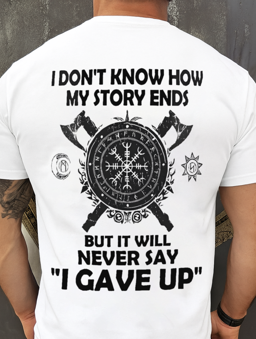 I NEVER SAY "I GAVE UP" - UNISEX T-SHIRT - MTNN00