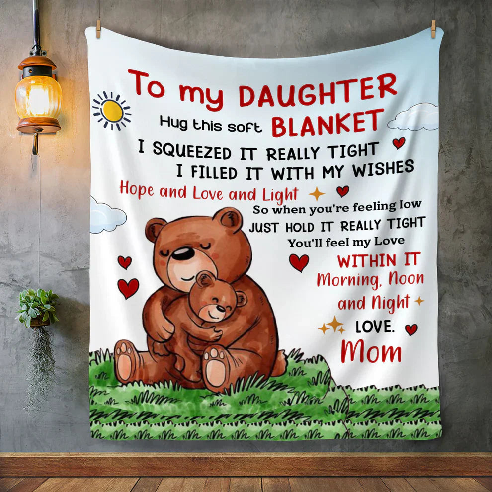 Special Gift For Your Daughter Blanket - From Mom