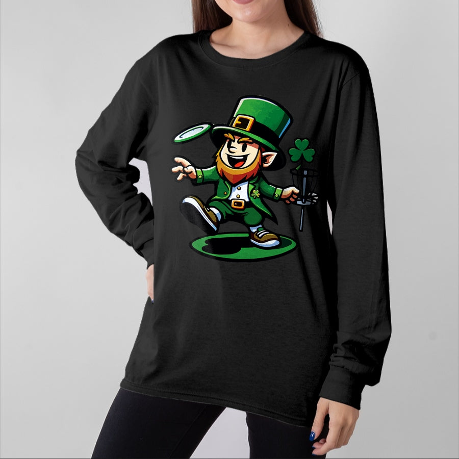 Patrick Day Shirts for Family, Funny Patrick Day shirts, st patrick's day Unisex T-Shirt/Hoodie/Sweatshirt HLT00 - Disc Golf Funny St. Patrick Day Lucky Irish Shamrock Player T-Shirt