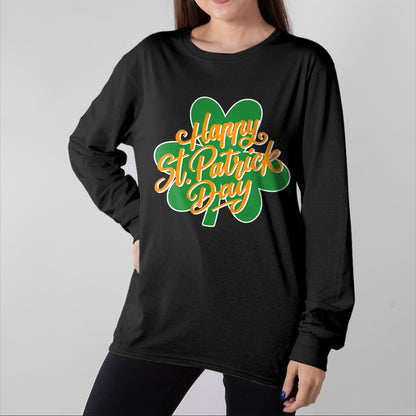 Patrick Day Shirts for Family, Funny Patrick Day shirts, st patrick's day Unisex T-Shirt/Hoodie/Sweatshirt HLT00 - Happy St. Patrick_ Day Clover leaves Irish Ireland Shamrock T-Shirt