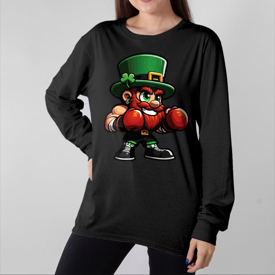 Patrick Day Shirts for Family, Funny Patrick Day shirts, st patrick's day Unisex T-Shirt/Hoodie/Sweatshirt HLT00 - Boxing Funny St. Patrick Day Lucky Irish Shamrock T-Shirt