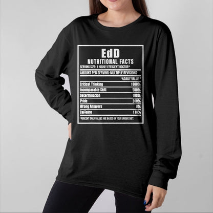 Best Doctor Shirt, Funny Doctor UnisexT-Shirt/Hoodie/Sweatshirt HLT00 - EdD Doctor of Education Nutrition Doctorate Graduation T-Shirt