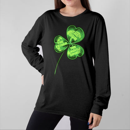 Patrick Day Shirts for Family, Funny Patrick Day shirts, st patrick's day Unisex T-Shirt/Hoodie/Sweatshirt HLT00 - The Father Son Holy Spirit Shamrock St Patrick Day T-Shirt
